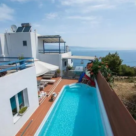 White-blue Luxury 2 Villa *