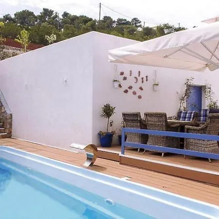 Villa White-blue Luxury 2 Pefkali