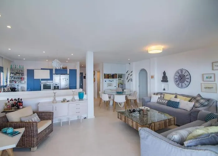 White-blue Luxury 2 Villa Pefkali