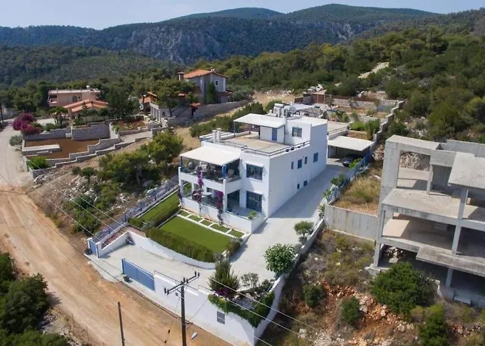 White-blue Luxury 2 Pefkali